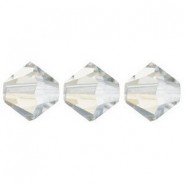 Preciosa MC Bicone 3mm beads Crystal argent flare 00030/24201